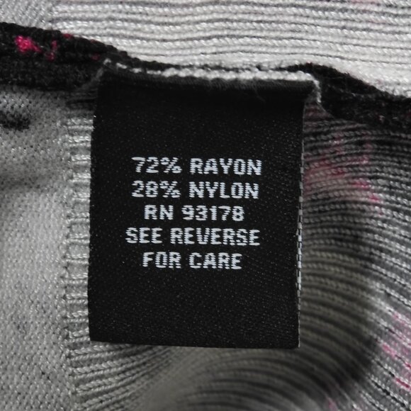 Premise Studio 8 Button Cardigan Sweater Black and Pink w/Stylish Button… - Picture 6 of 6